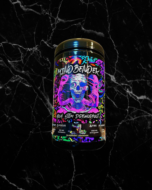 Mindbender V5 Nootropic High Stim Pre-Workout 40/20 Servings. *Blueberry Lemonade*