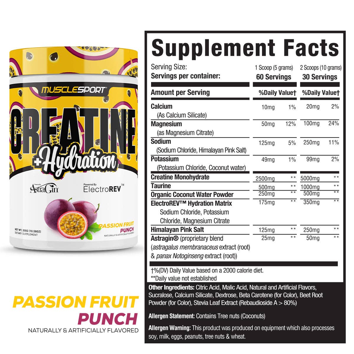 Creatine + Hydration™ 300 Grams: Pineapple Cooler