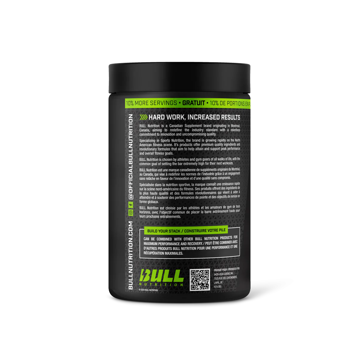 Bull Nutrition
Creatine - Micronized Monohydrate 440g - 88 Servings