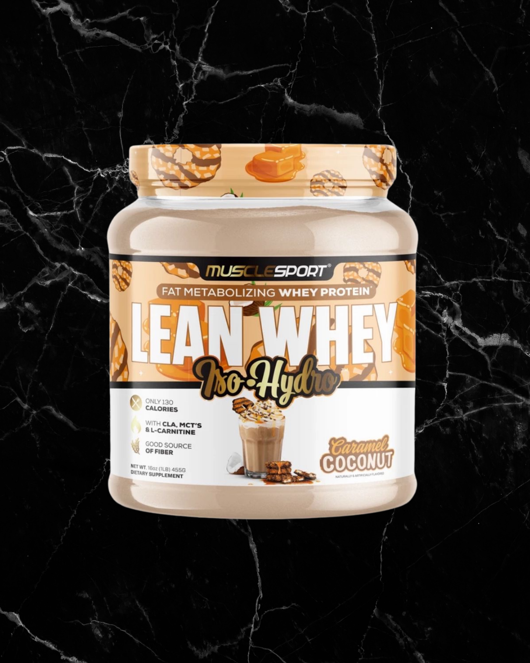 Lean Whey™ Iso Hydro Gourmet Protein 1lb: Coconut Caramel