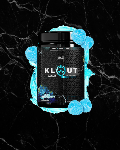 KLOUT KARMA: Medium-Stim Pre-Workout: Blue Raspberry