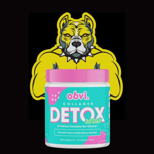 Obvi Detox 30 Day Collagen Cleanse with bold design