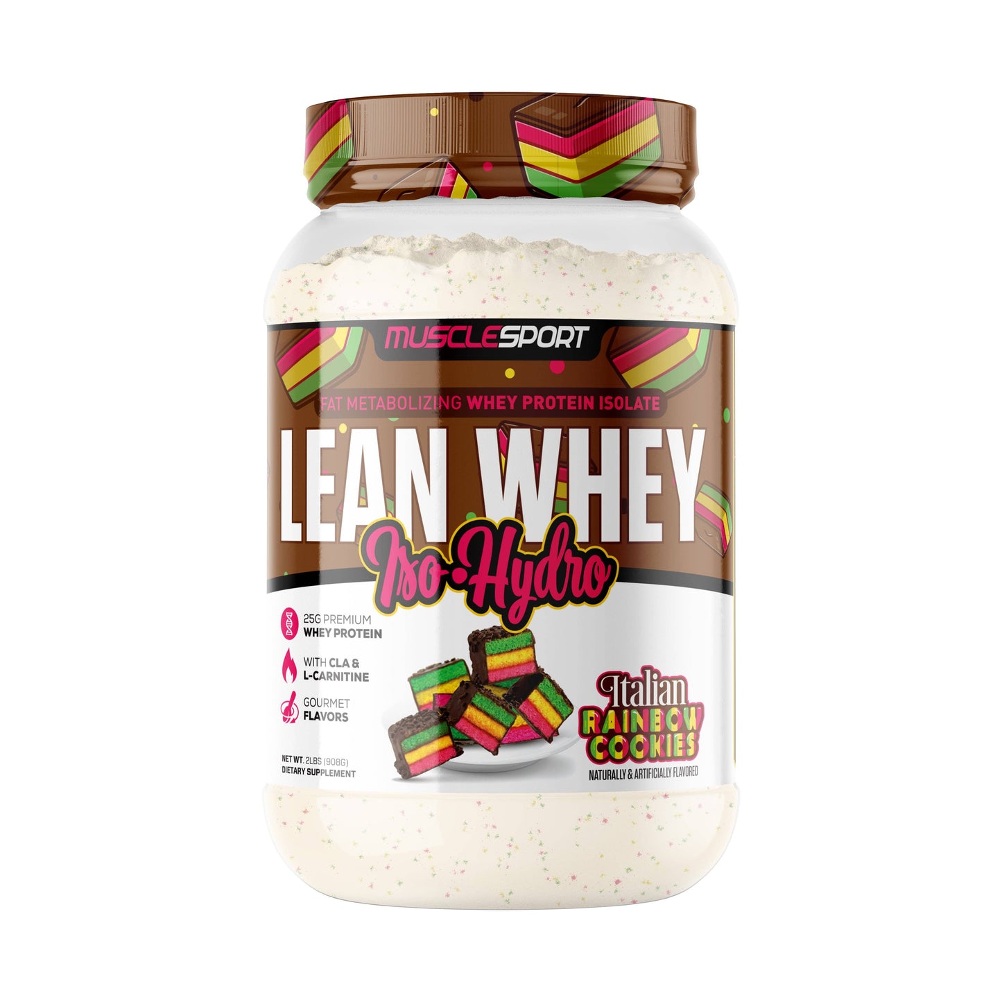 Lean Whey™ 2lb Premium Whey Protein Isolate: XMAS Peppermint Mocha Cookie Shake