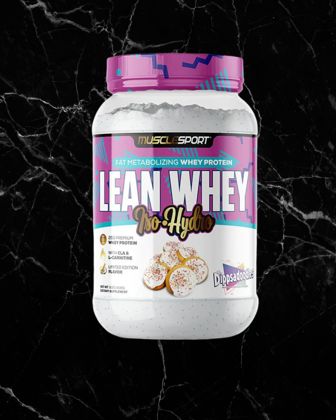 Muscle Sport Lean Whey 2lb - Dippsadoodles -