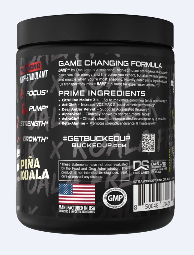 BAMF - Pina Kola Nootropic Pre-Workout