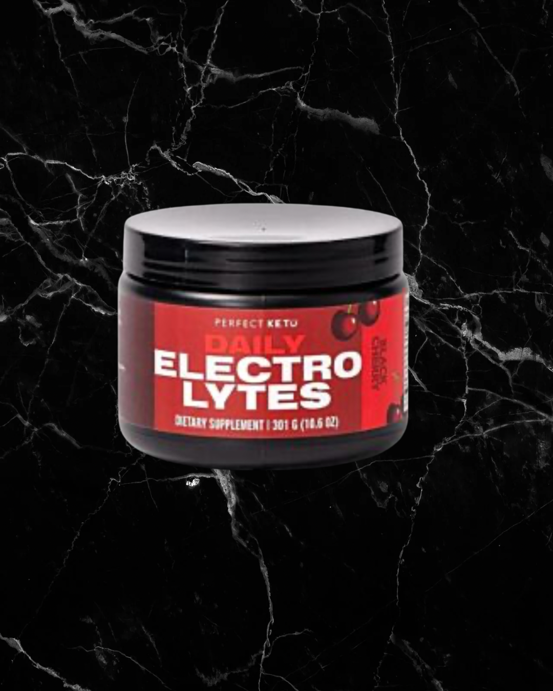 Perfect Keto Daily Electrolytes: Black Cherry & Pink Lemonade - 45 Servings