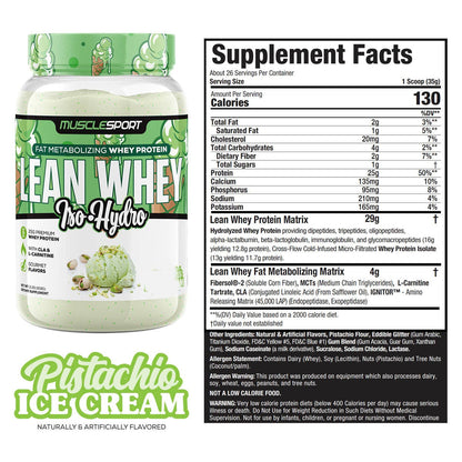 Lean Whey™ 2lb Premium Whey Protein Isolate: XMAS Peppermint Mocha Cookie Shake