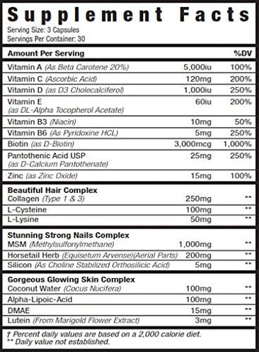 MuscleSport - Advanced Collagen Support Formula! Hair, Skin and Nails