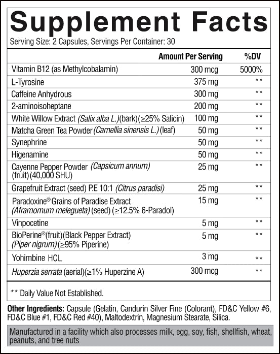 CONDEMNED LABZ - ARSYNIST Extreme Fat Burner -