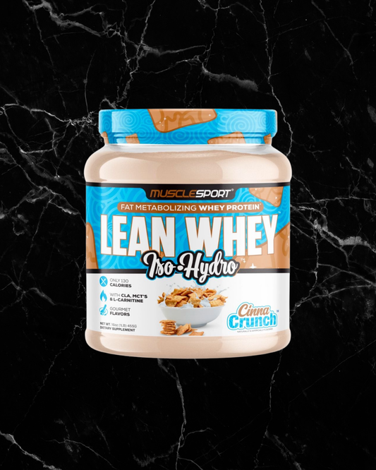 Lean Whey™ Iso Hydro Gourmet Protein 1lb: Cinna Crunch