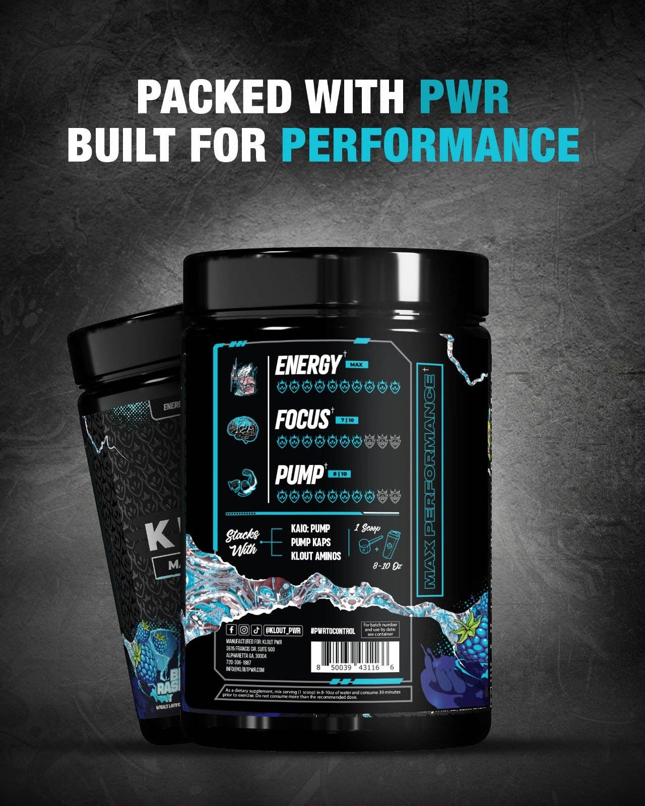 KLOUT MAMBA: High-Stim Pre-Workout: Space Kandy