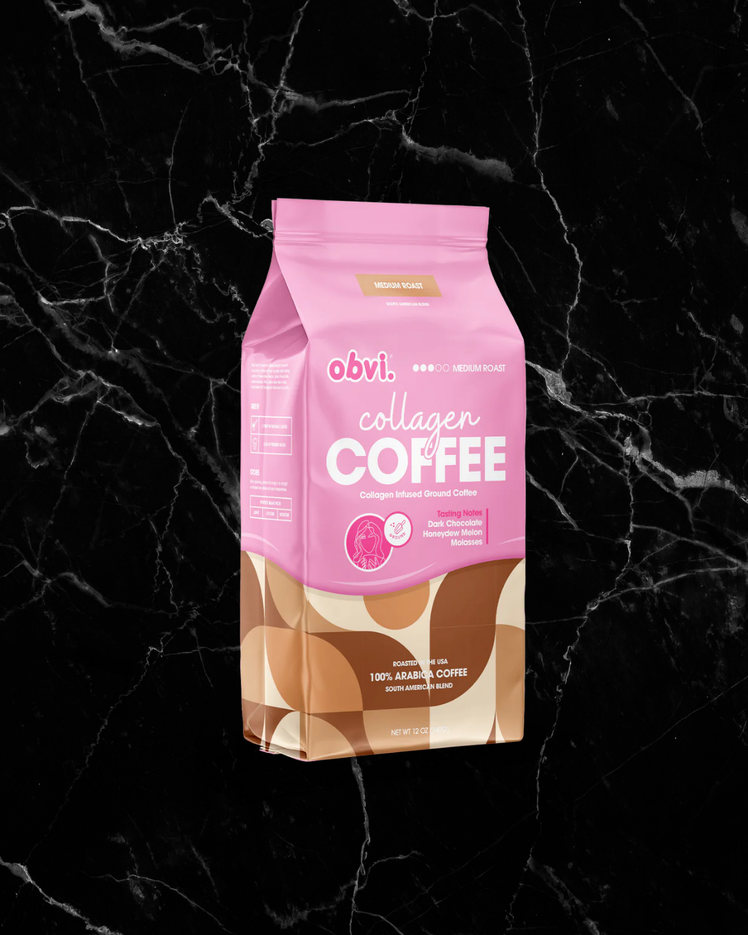 -Obvi. Collagen Coffee - 20 Servings -