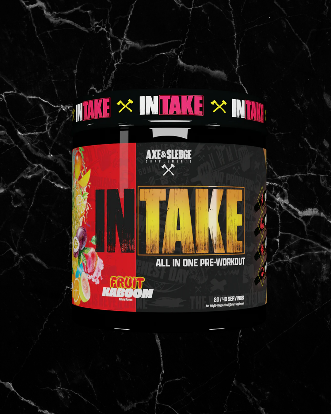 Axe & Sledge Intake // All In One Pre-Workout - 2 Flavours -