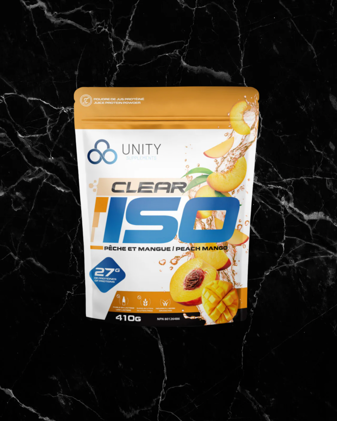 Juice Protein - Peach & Mango 410g