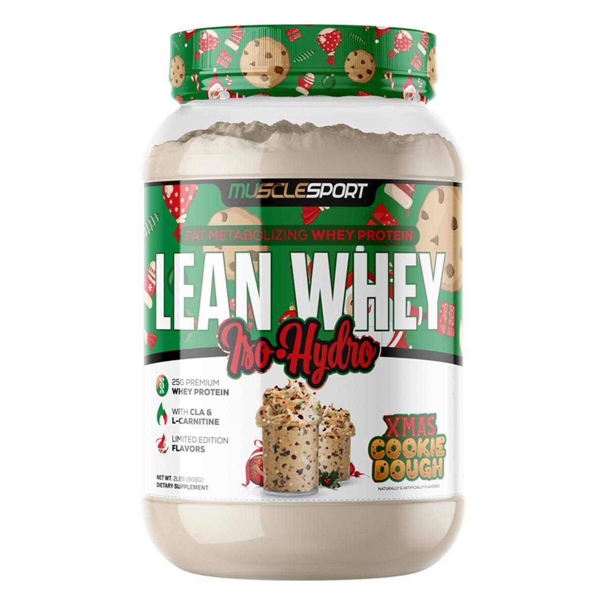 Lean Whey™ 2lb Premium Whey Protein Isolate: XMAS Peppermint Mocha Cookie Shake