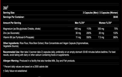 ZMX2 90 Capsules