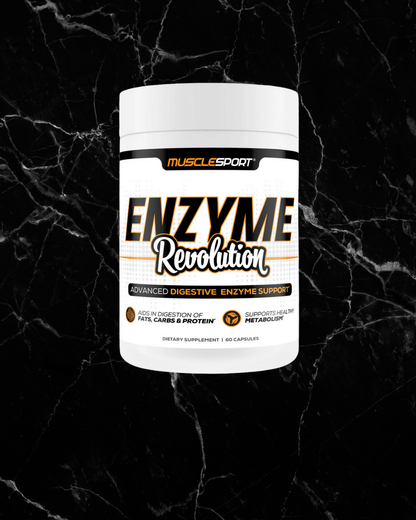 MuscleSport Enzyme Revolution-Digestive Enzyme Support -