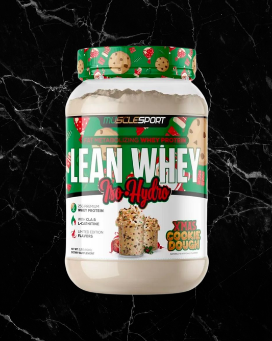 Lean Whey™ 2lb Premium Whey Protein Isolate: XMAS Cookie Dough