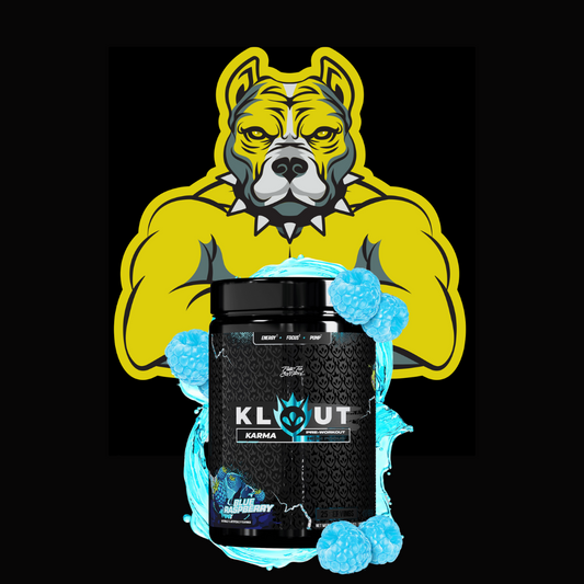 KLOUT KARMA: Medium-Stim Pre-Workout: Blue Raspberry