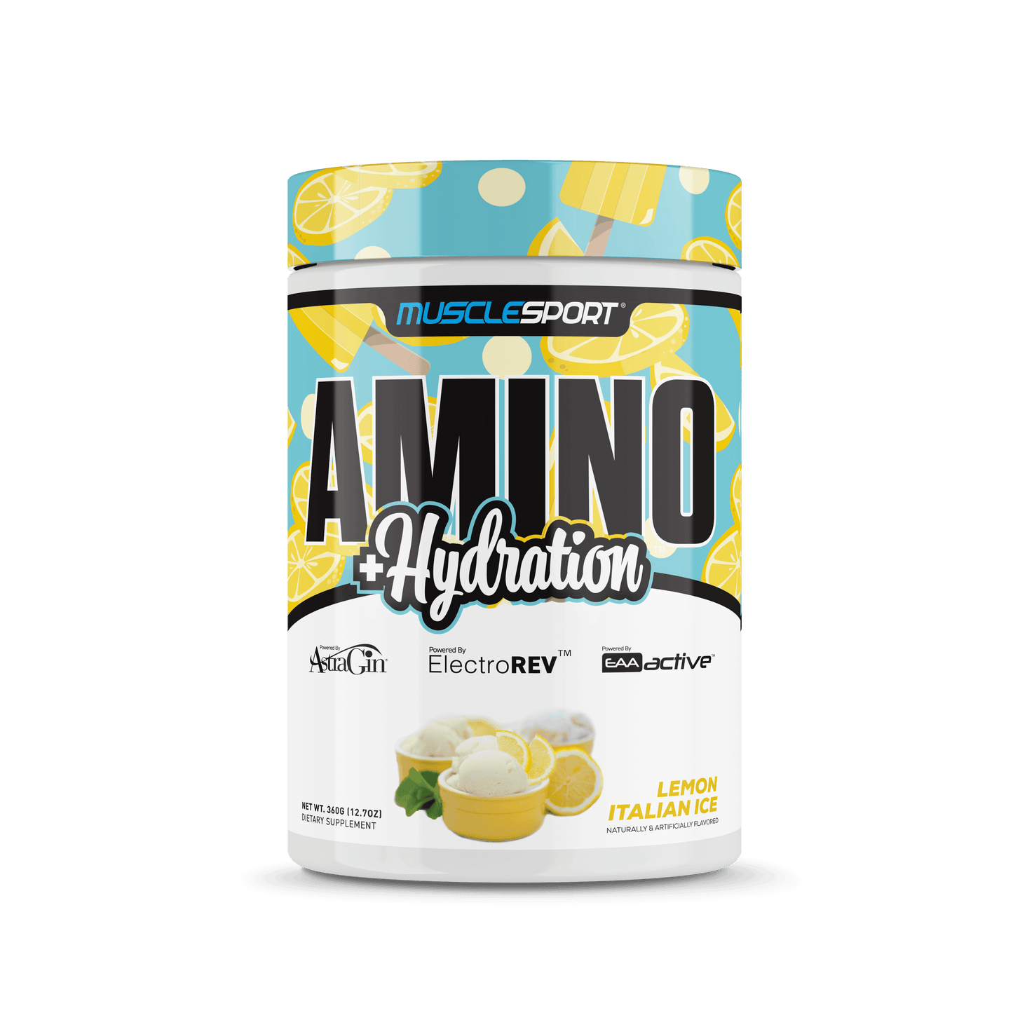 Amino + Hydration™ 360 Grams: Lemon Italian Ice