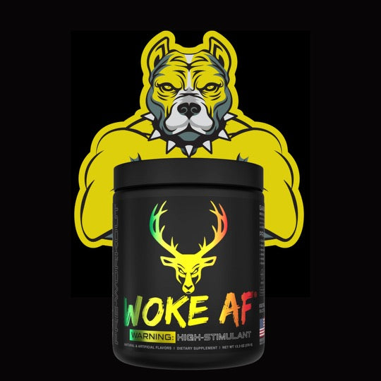 Woke AF - High Stimulant Pre-Workout Sour Gummy -