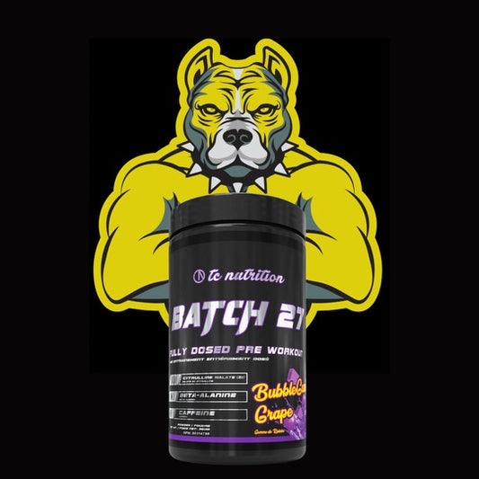 TC Batch 27 Pre-Workout - BubbleGum Grape -