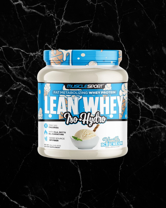 Lean Whey™ Iso Hydro Gourmet Protein 1lb: Vanilla Ice Cream