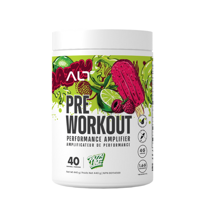 ALT Pre Workout: Multiple Flavours-Razzy Lime. Sour Green Cherry. Blue Lemonade