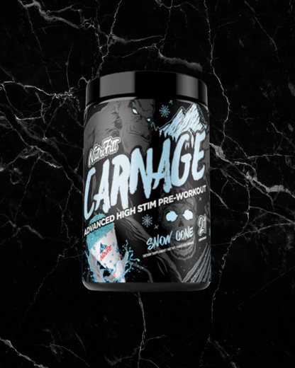 Nutrifitt Carnage Advanced High Stim Pre Workout - 4 Flavours -