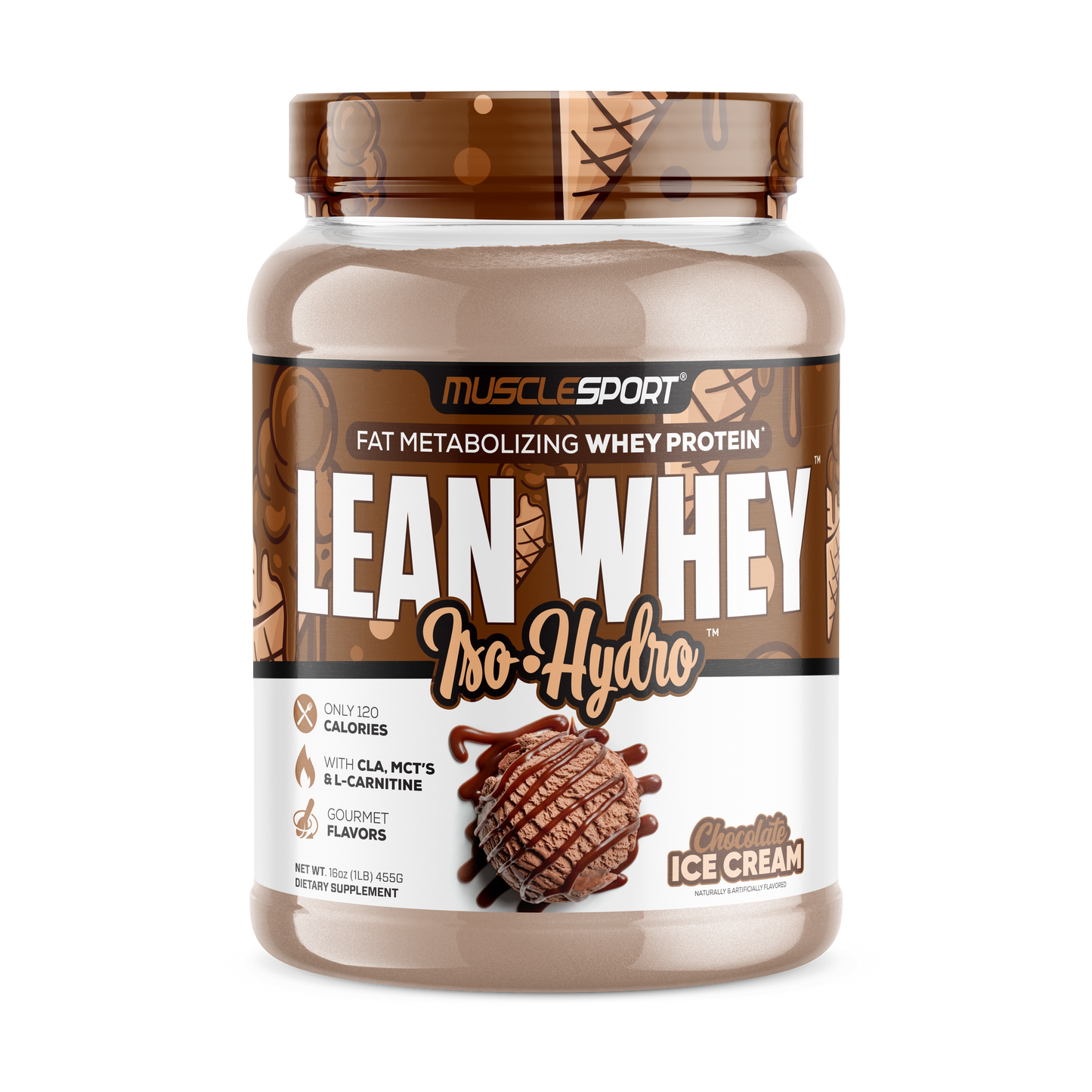 Lean Whey™ Iso Hydro Gourmet Protein 1lb: Coconut Caramel