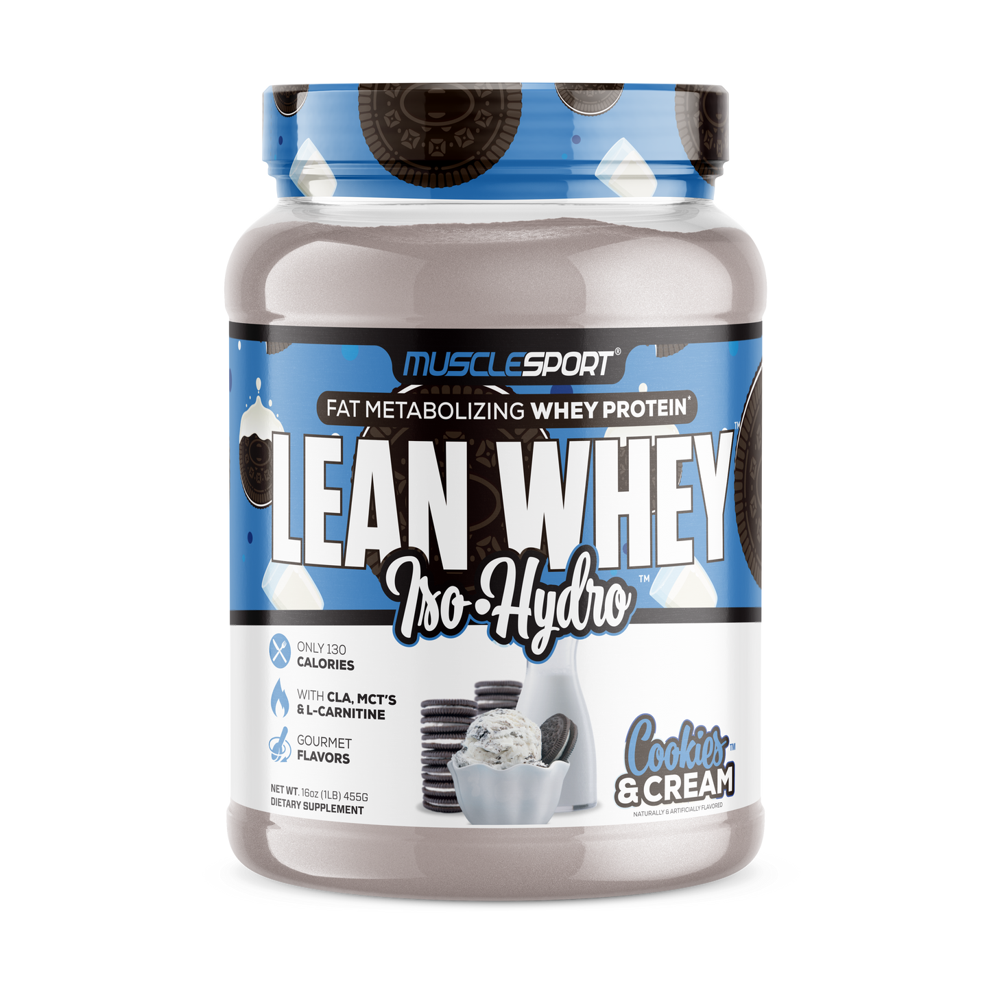 Lean Whey™ Iso Hydro Gourmet Protein 1lb: Chocolate Ice Cream