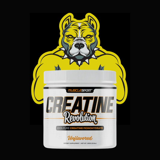 MuscleSport Creatine Monohydrate - 60 Servings -