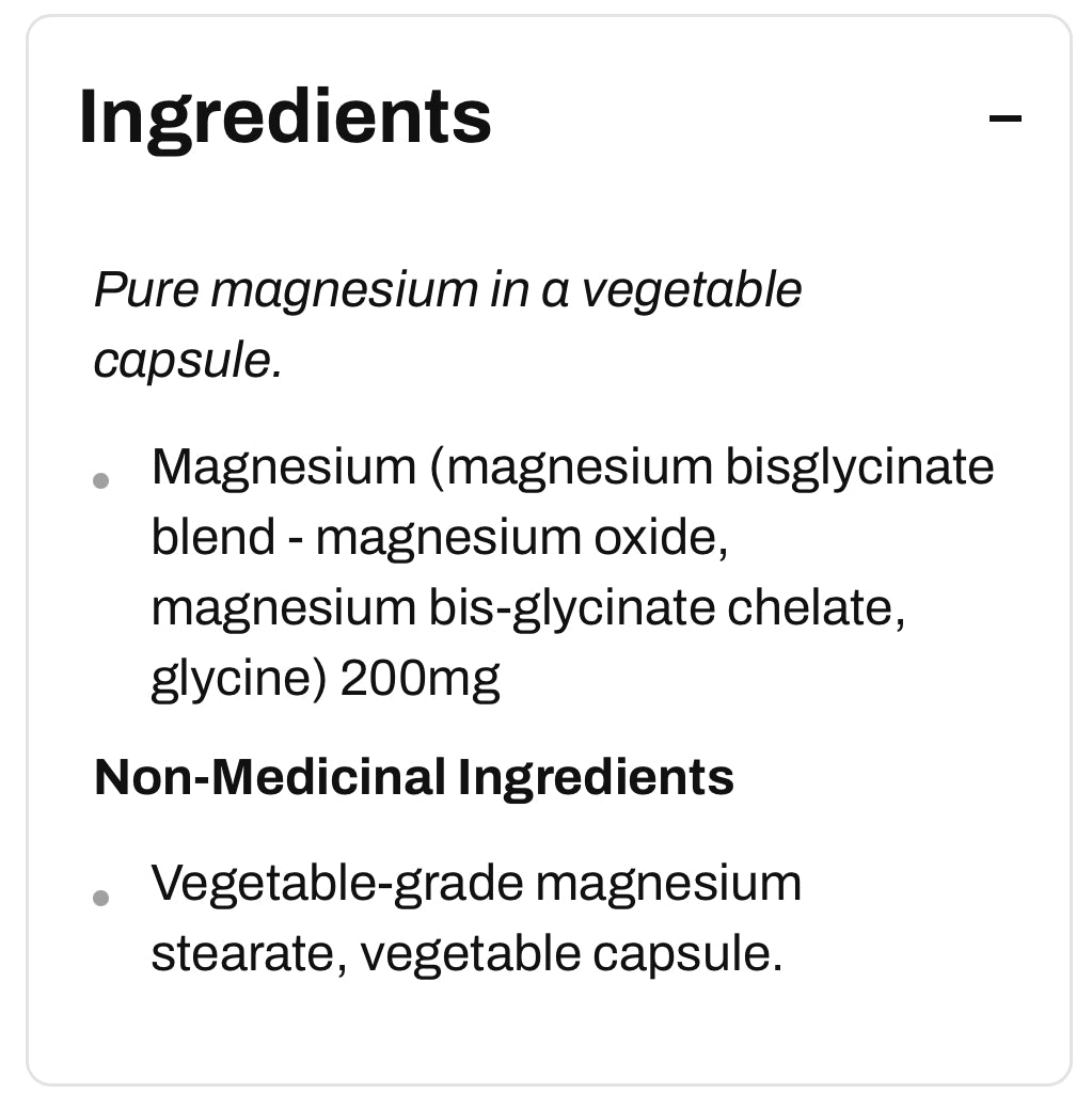 Magnesium Bis•Glycinate 200