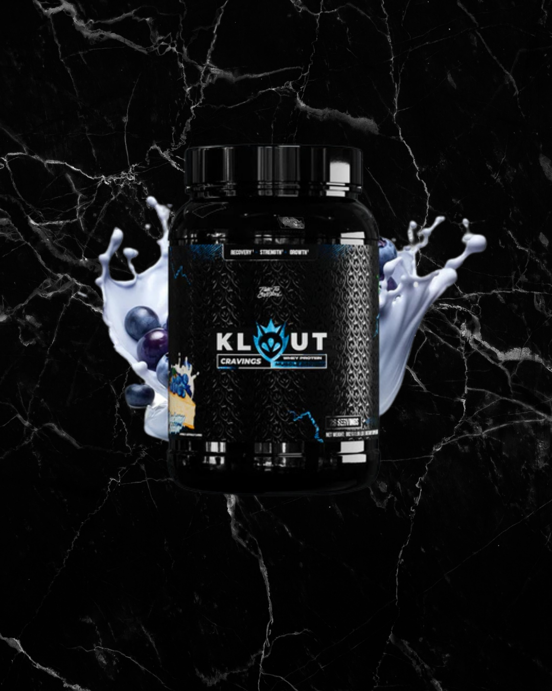 KLOUT CRAVINGS: Premium Whey Protein: Blueberry Cobbler