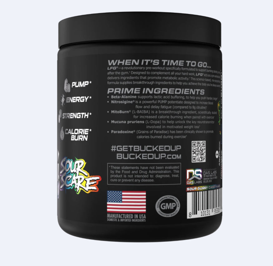 LFG Sour Scare Burn Pre-Workout