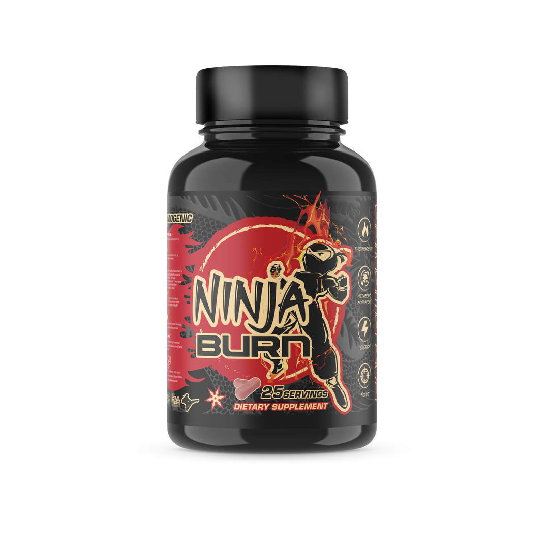 Ninja Burn thermogenic fat burner bottle front view