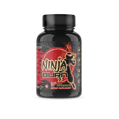 Ninja Burn thermogenic fat burner bottle front view