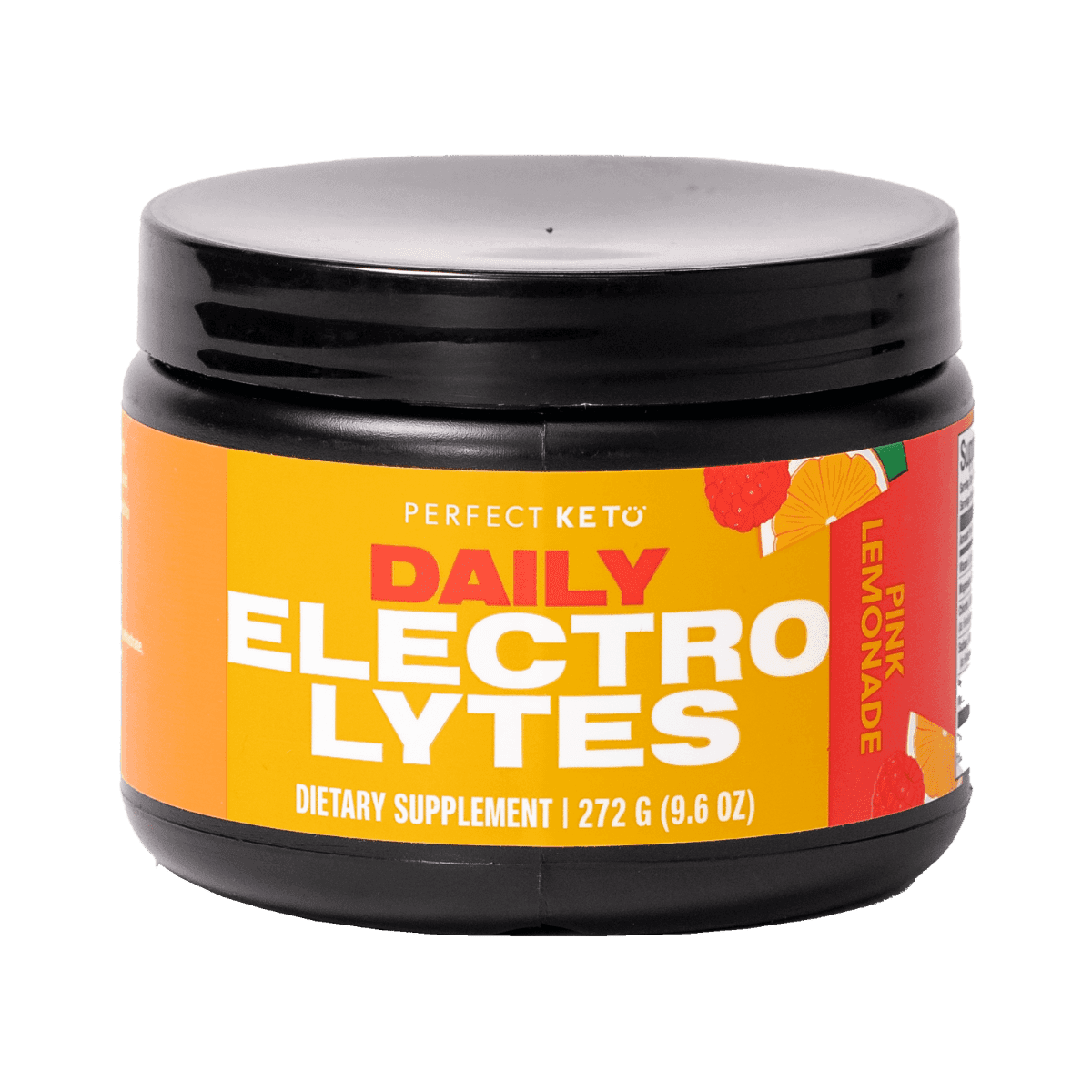 Perfect Keto Daily Electrolytes: Black Cherry & Pink Lemonade - 45 Servings