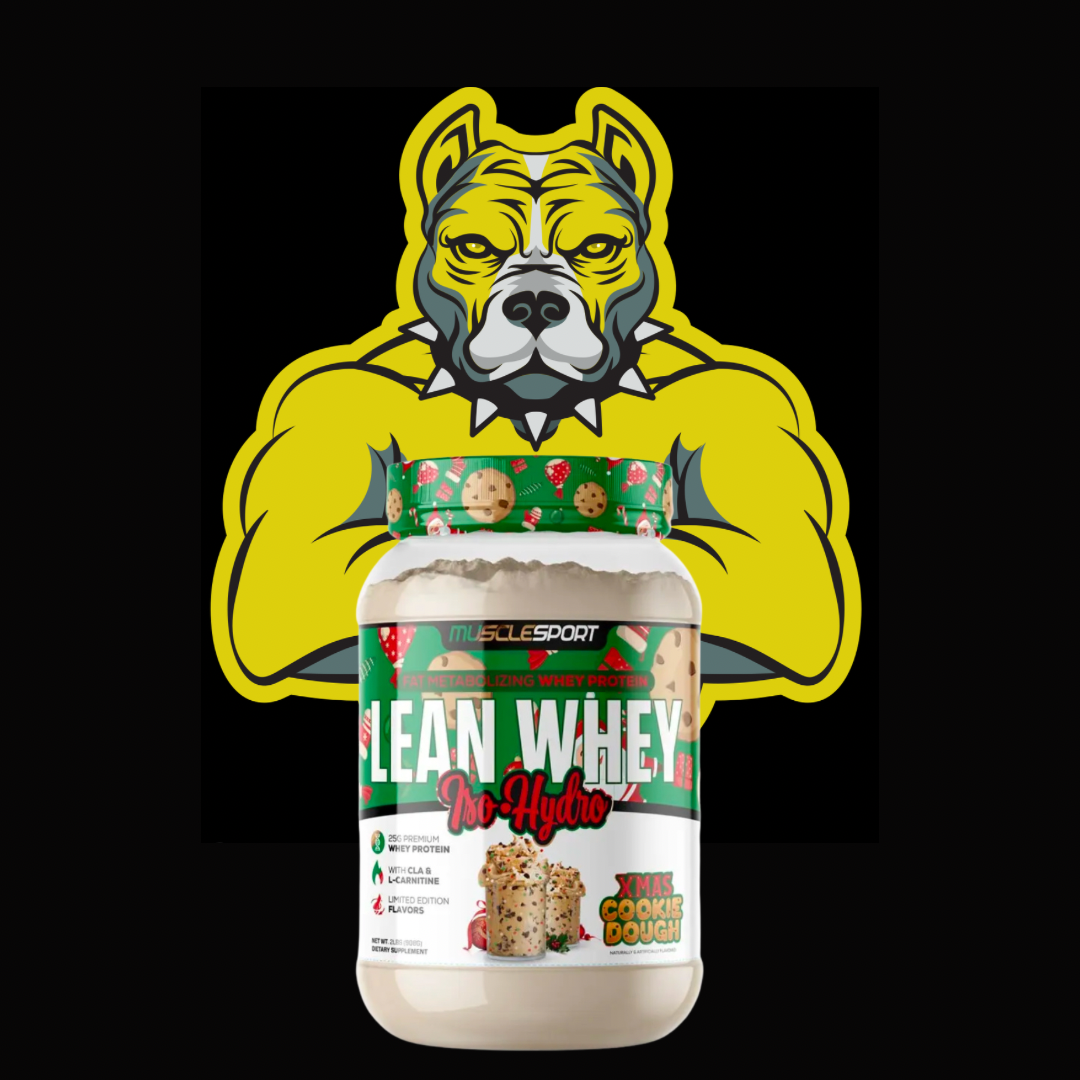 Lean Whey™ 2lb Premium Whey Protein Isolate: XMAS Cookie Dough