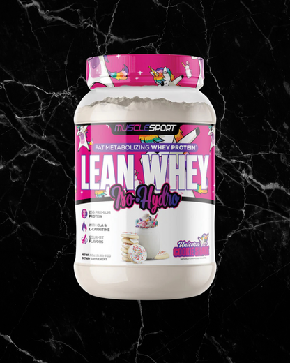 Muscle Sport Lean Whey 2lb - Unicorn Cookie Shake -