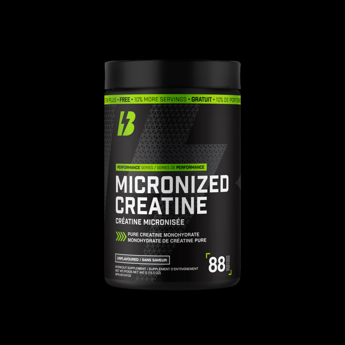 Bull Nutrition
Creatine - Micronized Monohydrate 440g - 88 Servings