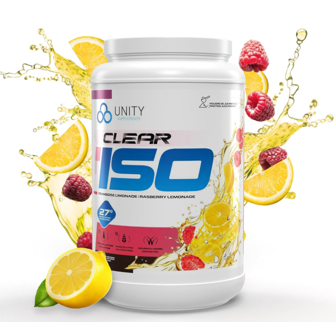 Unity Clear ISO-Raspberry Lemonade with fruit splash