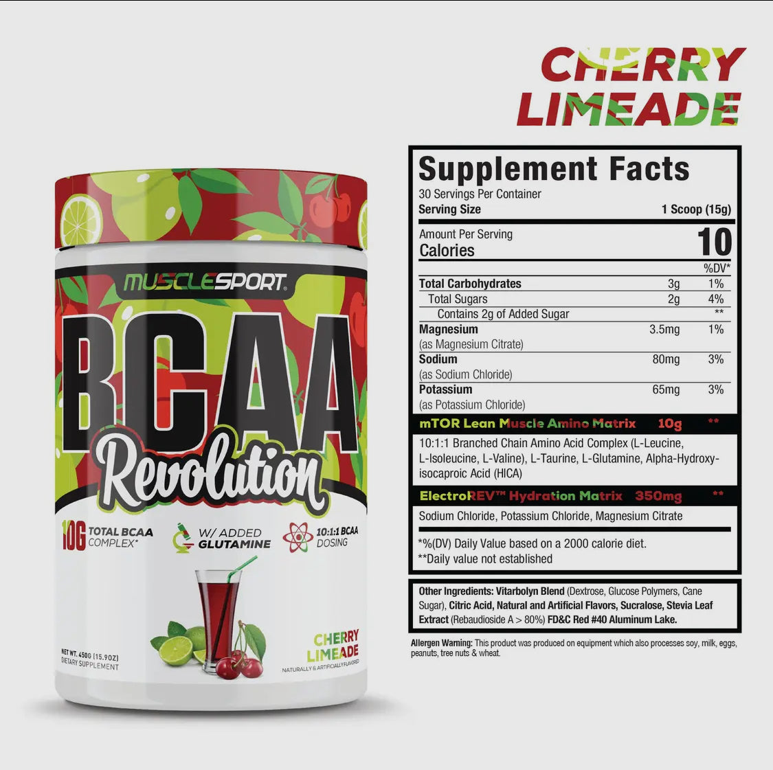 Bcaa Revolution - Cherry Limeade -