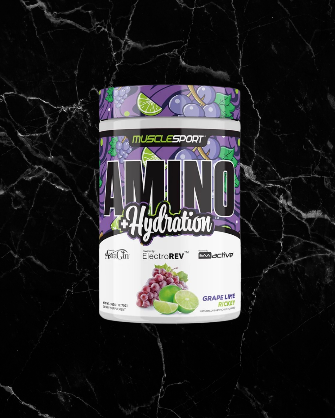 Amino + Hydration™ 360 Grams: Grape Lime Rickey