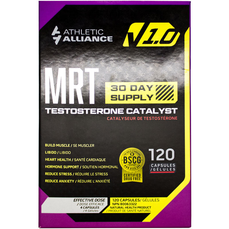 MRT Testosterone Catalyst 120 Capsules Box