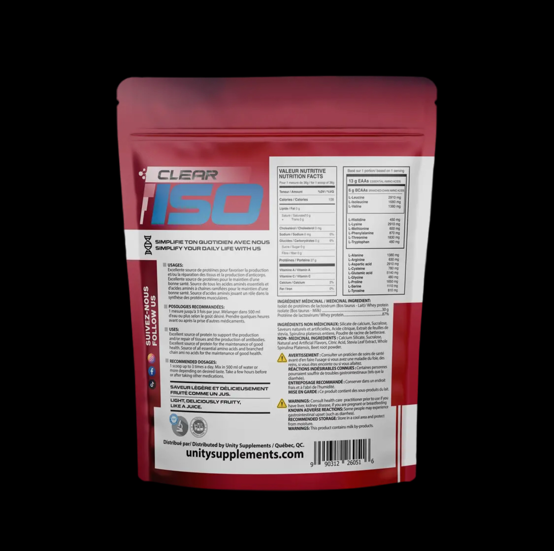 Juice Protein - Black Cherry 410g