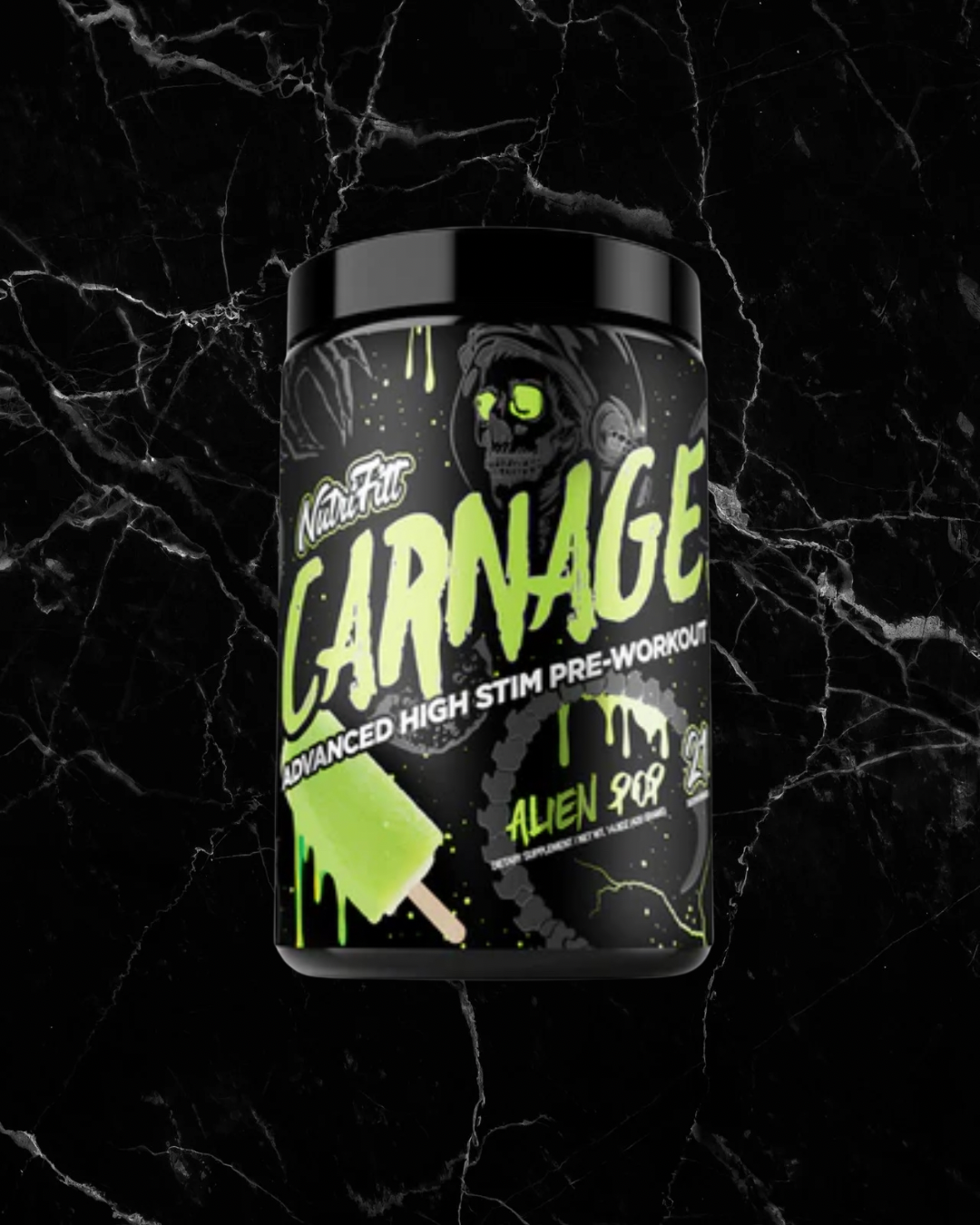 Nutrifitt Carnage Advanced High Stim Pre Workout - 4 Flavours -