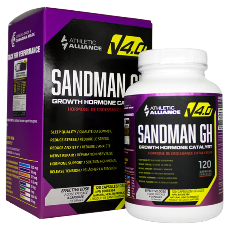 Sandman GH Growth Hormone Catalyst bottle and box