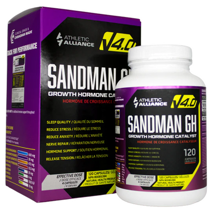 Sandman GH Growth Hormone Catalyst bottle and box