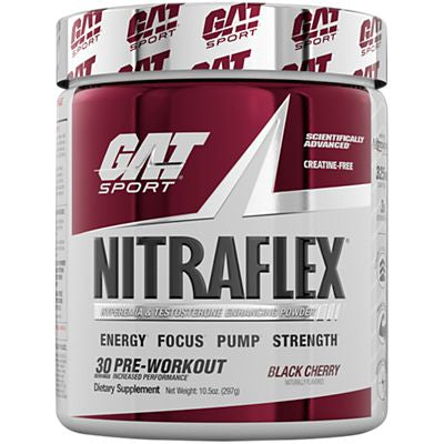 Nitraflex Advanced Pre Workout & Test Booster - Black Cherry